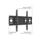 PROMOZIONE Prodotti Bulk UNIVERSAL FLAT WALL MOUNT  40-70 Cod. LKBR76 STAFFE