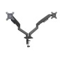 PROMOZIONE Nilox SUPPORTO MONITOR 2 BRACCI TOP NERO Cod. NXDMA02B Accessori supporti