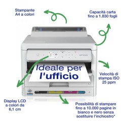 PROMOZIONE Epson WORKFORCE PRO WF-C5390DW Cod. C11CK25401 Stampanti Ink-Jet