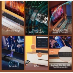 PROMOZIONE Hisense SOUNDBAR HS2000 2.1 DOLBY BT 240W Cod. HS2000 SoundBar