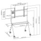 PROMOZIONE Vogels CARRELLO ESSENTIAL T1011 B Cod. VOG7410110 Supporti mobili