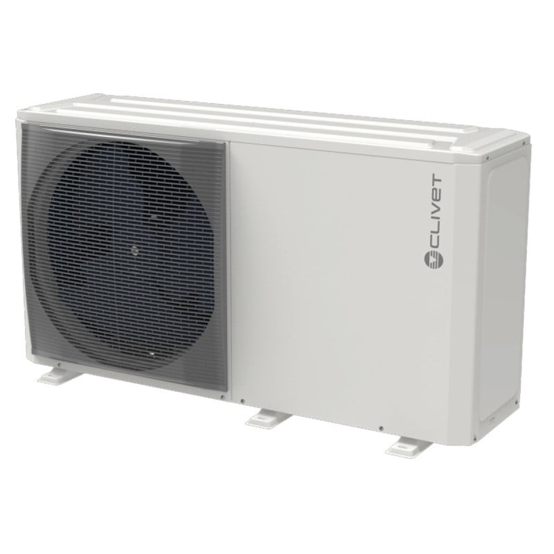 GARANZIA ITALIA POMPA DI CALORE CLIVET WISAN-PME S 6.1 EDGE F R-290 CHILLER 12.0 KW MONOFASE INVERTER MODULO IDRONICO A++