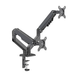 PROMOZIONE Nilox SUPPORTO MONITOR 2 BRACCI TOP NERO Cod. NXDMA02B Accessori supporti