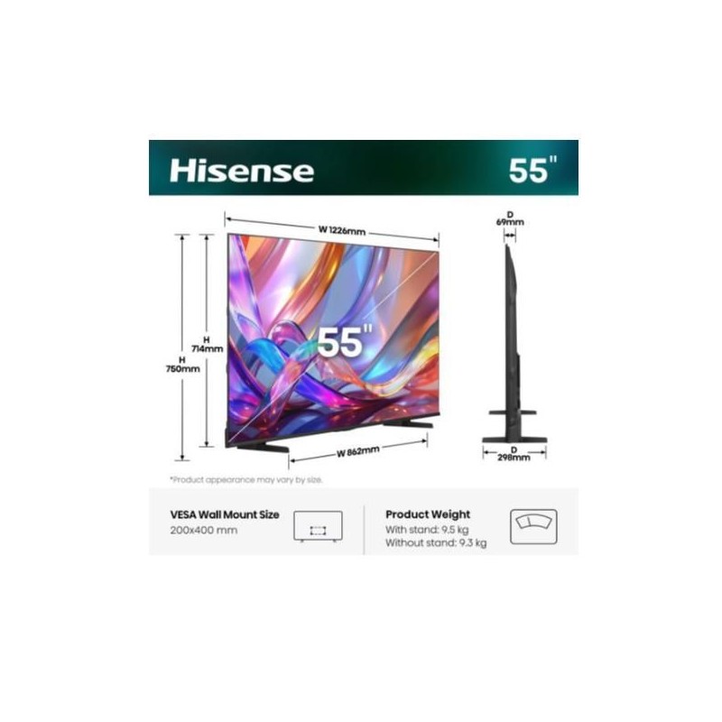 PROMOZIONE Hisense 55 E79S QLED 4K UHD SMART VIDAA Cod. 55E79S TV PROMOZIONE Hisense 55 E79S QLED 4K UHD SMART VIDAA Cod. 55E79S TV