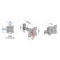 PROMOZIONE Meliconi STAFFA PARETE CME DOUBLE EDR200 Cod. 580410 STAFFE