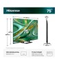 PROMOZIONE Hisense 75 E89S MINI LED 4K UHD VIDAA 144HZ Cod. 75E89S TV