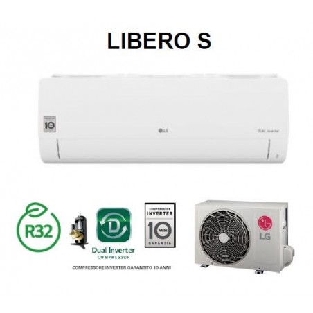 Condizionatore Climatizzatore R32 LG Libero S - S18EQ 18000 btu Mono SPlit Inverter - Ultima Versione