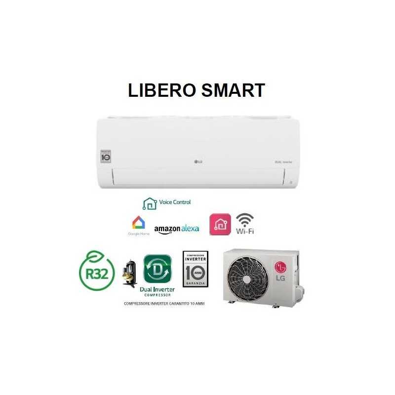 Condizionatore Climatizzatore WIFI R32 LG Libero Smart - S24ET 24000 btu Mono SPlit Inverter - Ultima Versione Condizionatore Climatizzatore WIFI R32 LG Libero Smart - S24ET 24000 btu Mono SPlit Inverter - Ultima Versione
