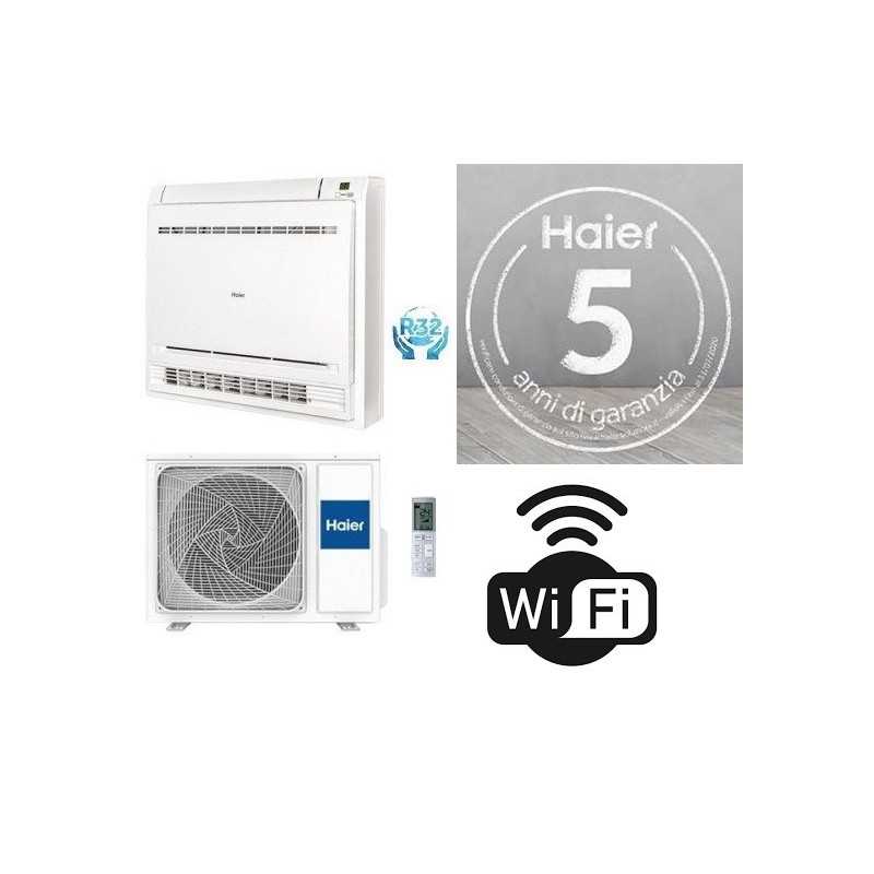 ULTIMA VERSIONE CONDIZIONATORE CLIMATIZZATORE HAIER CONSOLE 14000 BTU AF42S2SD1FA + 1U42S2SM1FA MONO SPLIT INVERTER R32