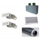 150 mm - Kit per Distribuzione dell'aria 2 vie 2 uscite per climatizzatori condizionatori canalizzati canalizzabili COMPLETO 150 mm - Kit per Distribuzione dell'aria 2 vie 2 uscite per climatizzatori condizionatori canalizzati canalizzabili COMPLETO