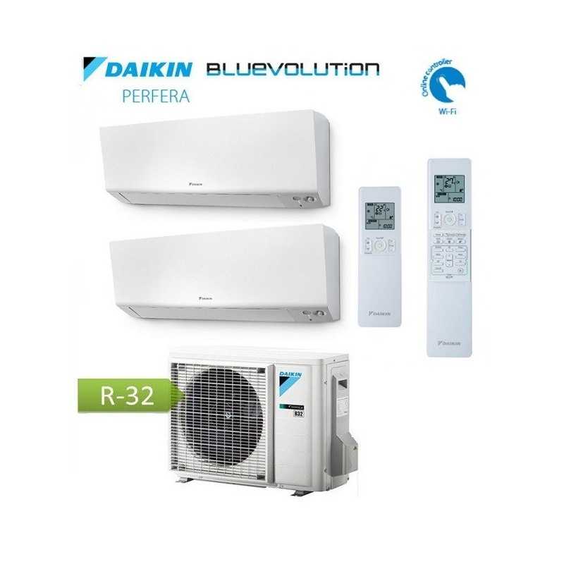 Ultima Versione Climatizzatore Condizionatore Dual Split DAIKIN EU R32 - Perfera 9+9 - 2MXM40A + 2x FTXM25R 9000+9000 Ultima Versione Climatizzatore Condizionatore Dual Split DAIKIN EU R32 - Perfera 9+9 - 2MXM40A + 2x FTXM25R 9000+9000