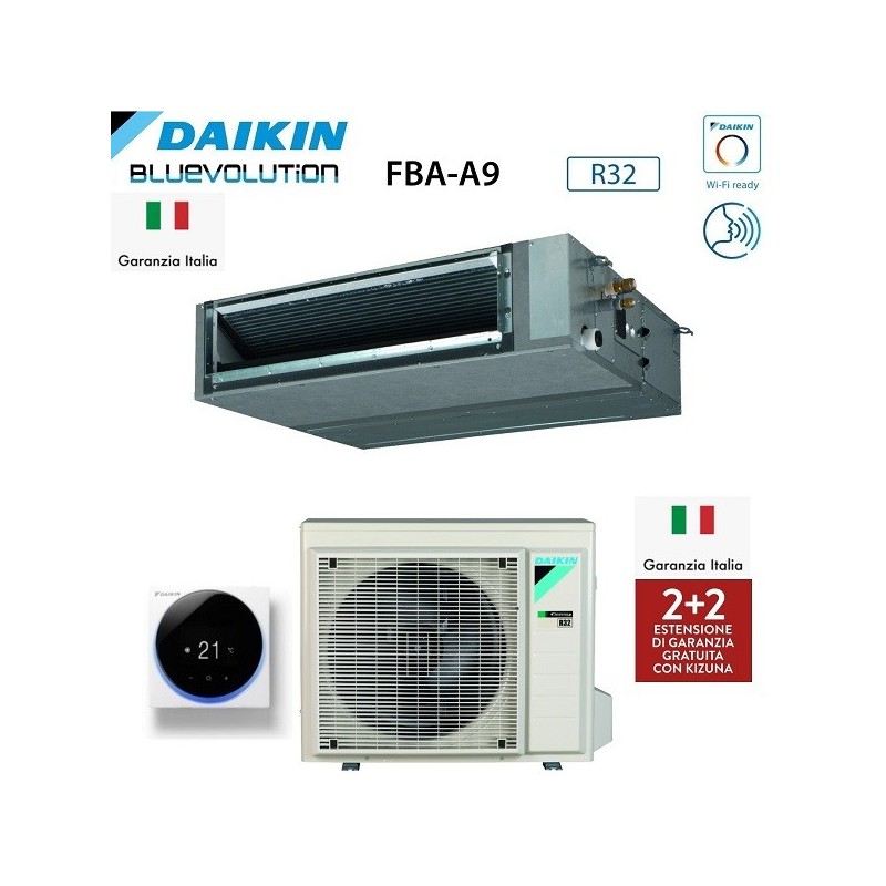 GARANZIA ITALIA Climatizzatore Condizionatore Canalizzato Daikin SkyAir Advance Inverter MonoFase 36000BTU FBA100A + RZASG100MV1
