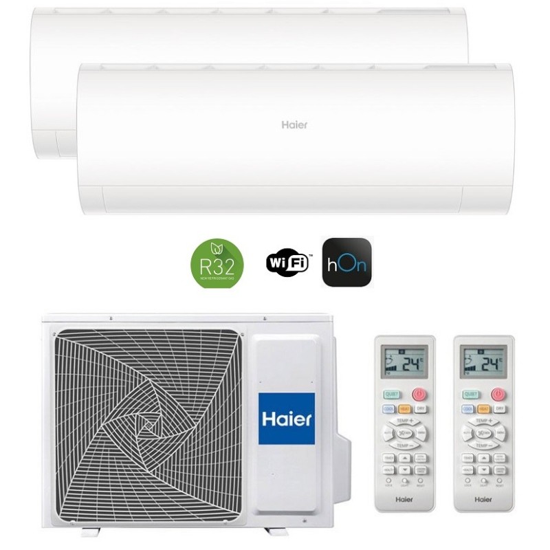 GARANZIA ITALIA Condizionatore Climatizzatore Haier Pearl WIFI 9000+12000 - 2U40S2SM1FA + AS25PBPHRA-PRE + AS35PBPHRA-PRE GARANZIA ITALIA Condizionatore Climatizzatore Haier Pearl WIFI 9000+12000 - 2U40S2SM1FA + AS25PBPHRA-PRE + AS35PBPHRA-PRE
