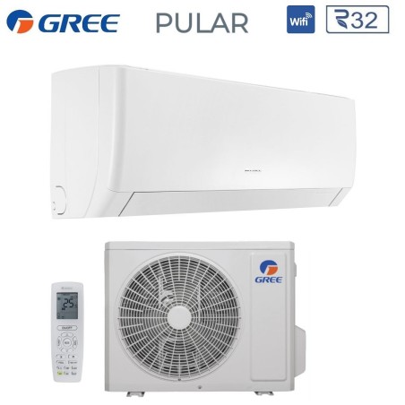 ULTIMA versione Climatizzatore Condizionatore PULAR A++ 9000 BTU Gree10148 - 10149 WIFI integrato pompa di calore