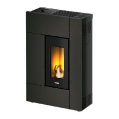 NUOVA VERSIONE Stufa a Pellet Aria CAMERA STAGNA Cadel Spirit 5 UP T2 potenza 5,2 kw Slim WIFI integrato spirit3 spirit 3