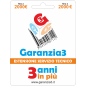 Garanzia3 Estensione del Servizio Tecnico Fino a 2000,00 Euro Garanzia3 Estensione del Servizio Tecnico Fino a 2000,00 Euro