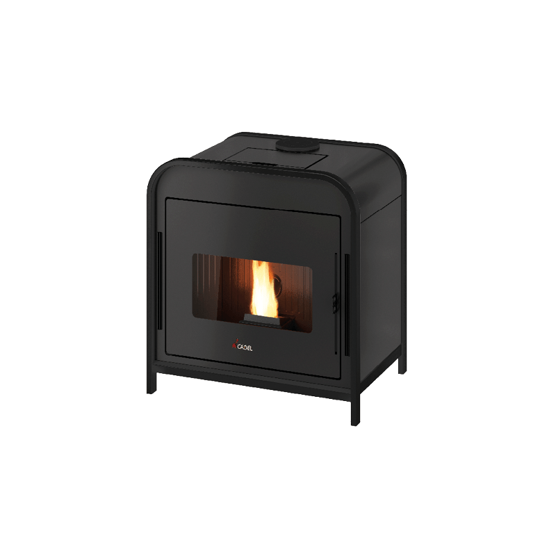 NUOVA VERSIONE Stufa a Pellet Cadel FRAME 9 - scarico posteriore WIFI integrato NUOVA VERSIONE Stufa a Pellet Cadel FRAME 9 - scarico posteriore WIFI integrato