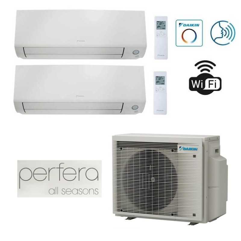 Ultima Versione Climatizzatore Condizionatore Dual Split DAIKIN EU R32 Perfera ALL SEASON 9+12 2MXM40A (9) + FTXM25A + FTXM35A