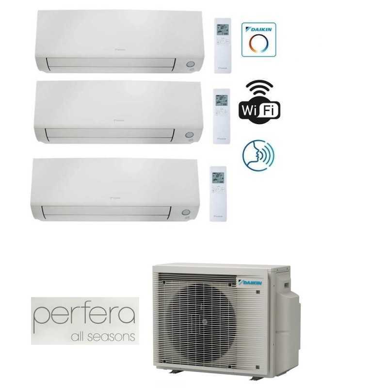 Ultima Versione Climatizzatore Condizionatore Trial Split DAIKIN EU R32 - Perfera ALL SEASON 9+9+9 - 3MXM68A (9) + 3x FTXM25A