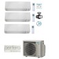 Ultima Versione Climatizzatore Condizionatore Trial Split DAIKIN EU R32 - Perfera ALL SEASON 9+9+9 - 3MXM68A (9) + 3x FTXM25A