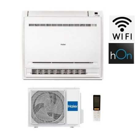 ULTIMA VERSIONE CONDIZIONATORE CLIMATIZZATORE HAIER CONSOLE 14000 BTU AF42S2SD1FA(H) + 1U42S2SM1FA monosplit INVERTER R32 WIFI