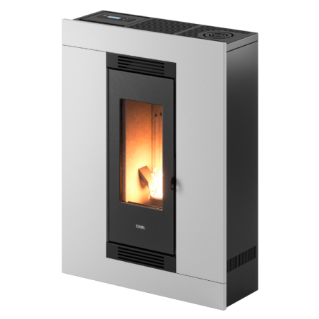 NUOVA VERSIONE Stufa a Pellet CAMERA STAGNA Canalizzabile Cadel LUCE Plus 9 UP TWIN - WIFI INTEGRATO