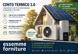 Essemme Forniture | Conto Termico 3.0: cos’è, come funziona e perché conviene davvero
