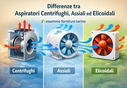 Differenze tra Aspiratori Elicoidali , Aspiratori Centrifughi , Aspiratori Assiali